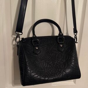 Backstitch Bruja Widow Spiderweb Shoulder Strap Satchel Handbag Purse Bag New